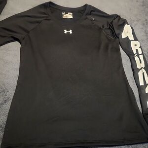 Adult Under Armour brand Heat Gear long sleeve shirt. Size XS